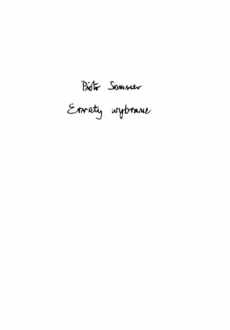 Okładka: Piotr Sommer - Erraty wybrane