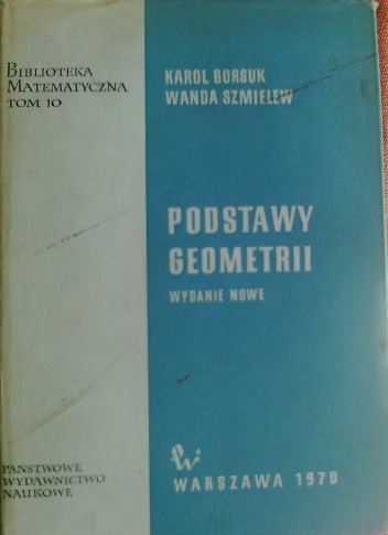 Okładka: Karol Borsuk - Podstway geometrii