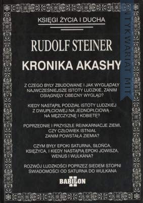Okładka: Rudolf Steiner - Kronika Akashy
