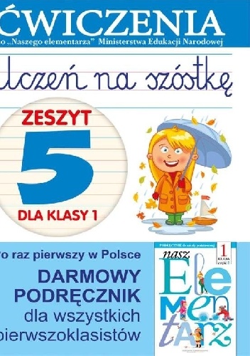 Okładka: Anna Wiśniewska - Uczeń na szóstkę. Zeszyt 5 dla klasy 1. Ćwiczenia