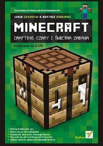 Okładka: Bartosz Danowski - Minecraft. Crafting, czary i świetna zabawa