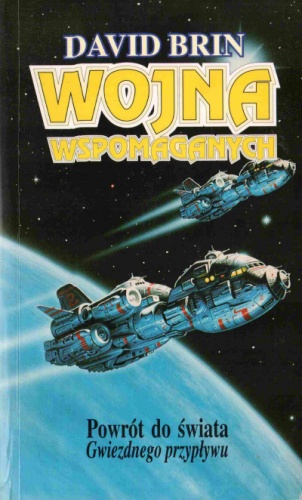 Okładka: David Brin - Wojna wspomaganych