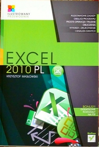 Okładka: Krzysztof Masłowski - Excel 2010 PL