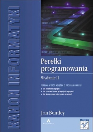 Okładka: Jon Bentley - Perełki programowania. Wydanie II