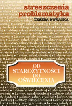 Okładka:  Nowacka - Od starożytności do oświecenia