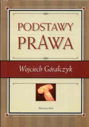 Okładka: Wojciech Góralczyk - Podstawy prawa