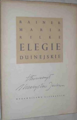 Okładka: Rainer Maria Rilke - Elegie duinejskie