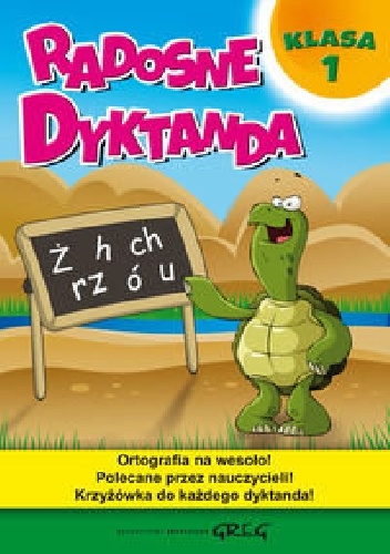 Okładka: Marta Kurdziel - Radosne dyktanda. Klasa 1