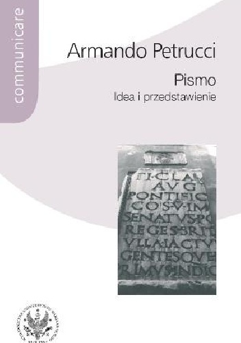 Okładka: Armando Petrucci - Pismo. Idea i przedstawienie