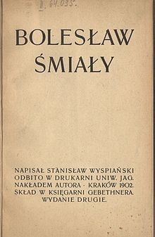 Okładka: Stanisław Wyspiański - Bolesław Śmiały