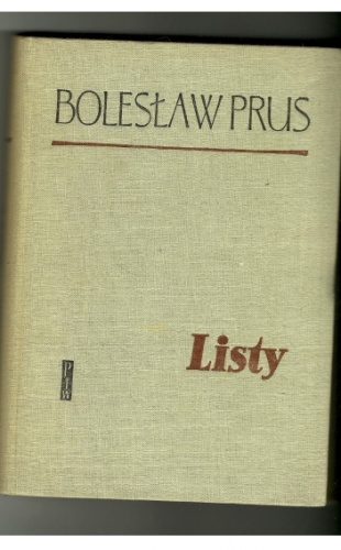 Okładka: Bolesław Prus - Listy