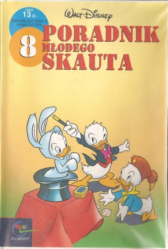 Okładka: Walt Disney - Poradnik Młodego Skauta 8