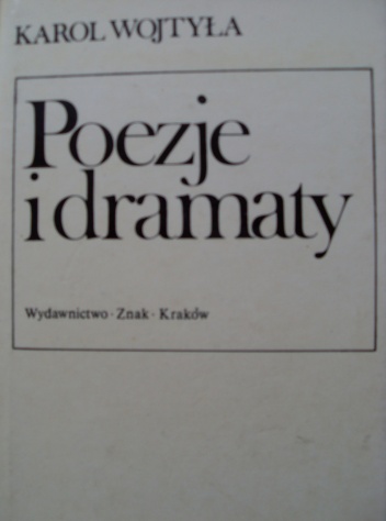 Okładka: Karol Wojtyła - Poezje i dramaty