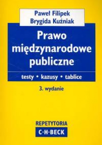 Okładka: Paweł Filipek - Prawo międzynarodowe publiczne