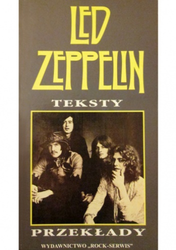 Okładka:  - Led Zeppelin. Teksty/Przekłady