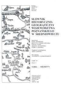 Okładka: Antoni Gąsiorowski - Słownik historyczno - geograficzny ziem polskich w średniowieczu.  zeszyt 2