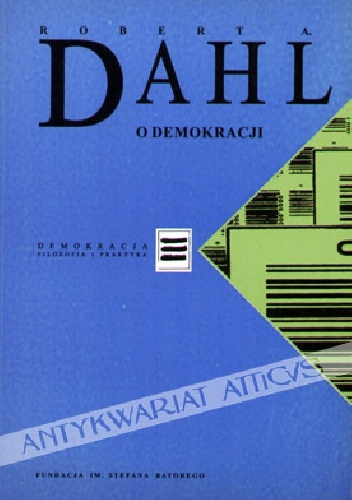 Okładka: Robert A. Dahl - O demokracji