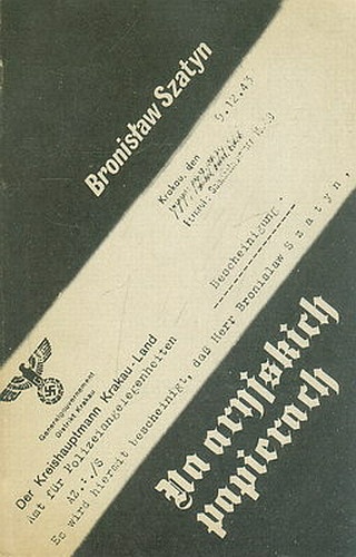 Okładka: Bronisław Szatyn - Na aryjskich papierach