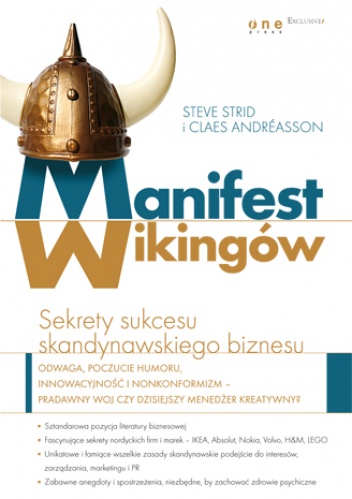 Okładka: Steve Strid - Manifest Wikingów. Sekrety sukcesu skandynawskiego biznesu