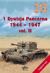 Okładka: Jacek Solarz - 1 Dywizja Pancerna 1944-1947 vol. II