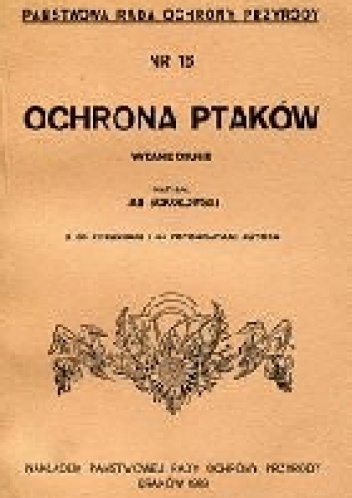 Okładka: Jan Sokołowski - Ochrona ptaków