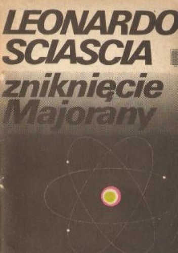 Okładka: Leonardo Sciascia - Zniknięcie Majorany