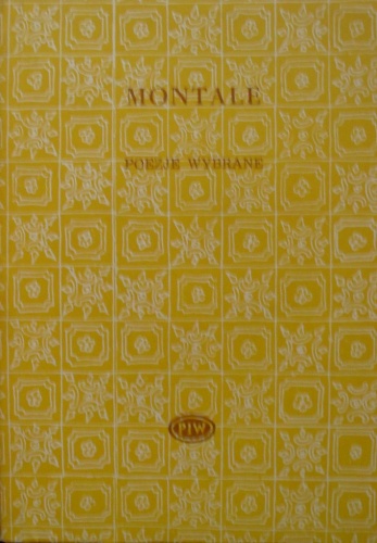 Okładka: Eugenio Montale - Poezje wybrane