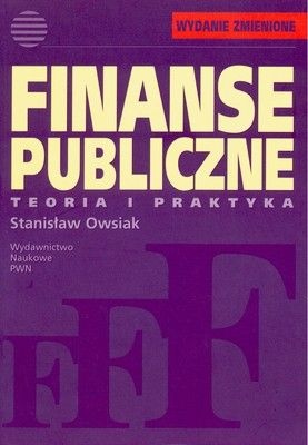 Okładka: Stanisław Owsiak - Finanse publiczne - teoria i praktyka