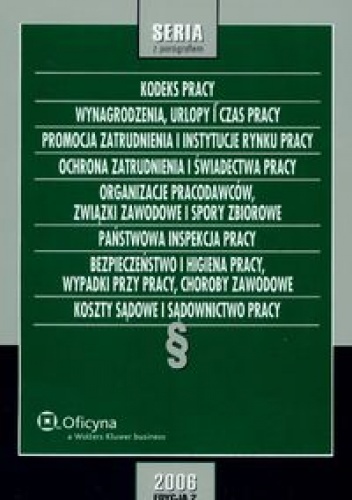 Okładka:  praca zbiorowa - Kodeksy pracy