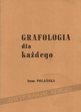 Okładka: Irena Polańska - Grafologia dla każdego