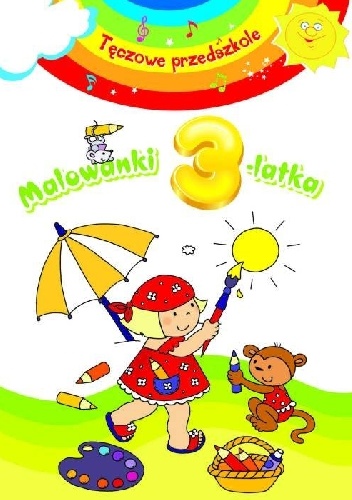 Okładka: Elżbieta Lekan - Malowanki 3-latka. Tęczowe przedszkole