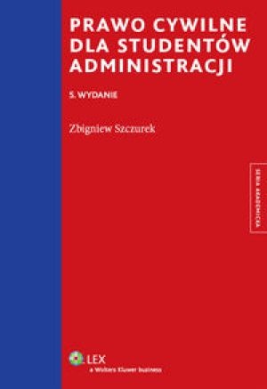 Okładka: Zbigniew Szczurek - Prawo cywilne dla studentów administracji