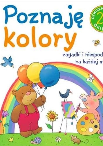Okładka: Ludwik Cichy - Poznaję kolory. 25 otwieranych okienek