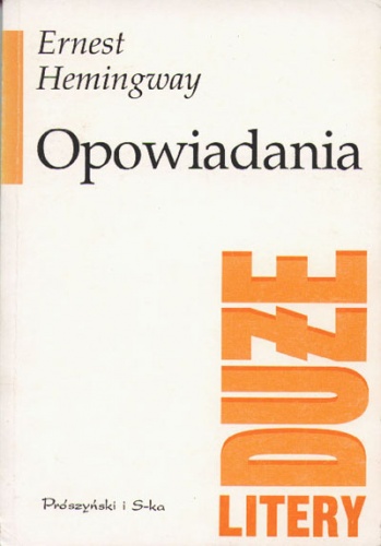 Okładka: Ernest Hemingway - Opowiadania