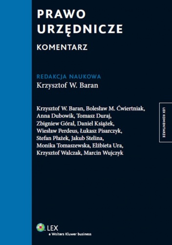 Okładka: Krzysztof Baran - Prawo urzędnicze. Komentarz