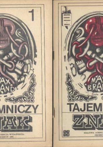 Okładka: Max Brand - Tajemniczy znak, t. 1-2