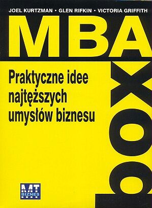 Okładka: Victoria Griffith - MBA BOX. Praktyczne idee najtęższych umysłów biznesu