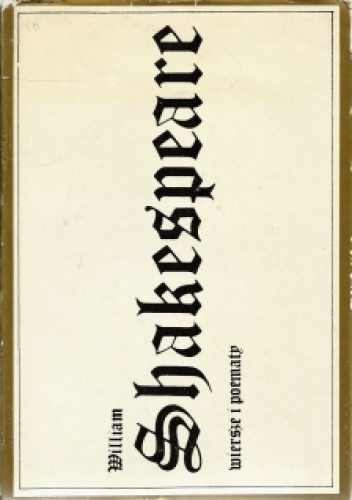 Okładka: William Shakespeare - Wiersze i poematy