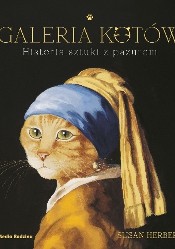 Okładka: Susan Herbert - Galeria kotów. Historia sztuki z pazurem