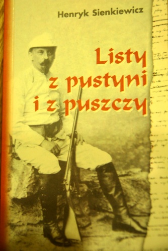 Okładka: Henryk Sienkiewicz - Listy z pustyni i z puszczy