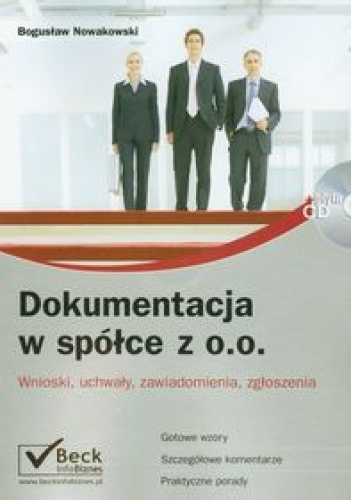 Okładka: Bogusław Nowakowski - Dokumentacja w spółce z o.o. + płyta CD