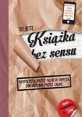 Okładka: Alfie Deyes - Książka bez sensu