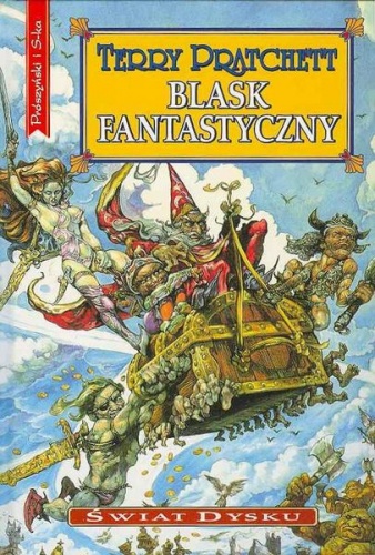 Okładka: Terry Pratchett - Blask fantastyczny