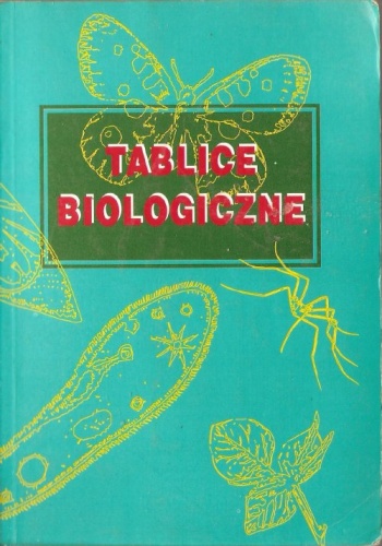 Okładka: Witold Mizerski - Tablice biologiczne