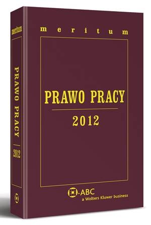 Okładka: Kazimierz Jaśkowski - Meritum Prawo Pracy 2012