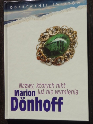 Okładka: Marion Donhöff - Nazwy, których nikt już nie wymienia