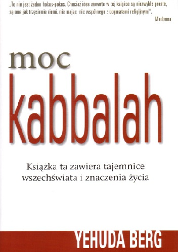 Okładka: Yehuda Berg - Moc kabbalah