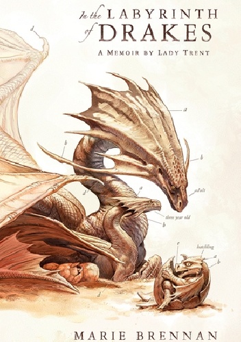 Okładka: Marie Brennan - In The Labyrinth of Drakes
