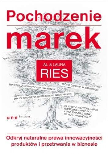 Okładka: Al Ries - Pochodzenie marek. Odkryj naturalne prawa innowacyjności produktów i przetrwania w biznesie