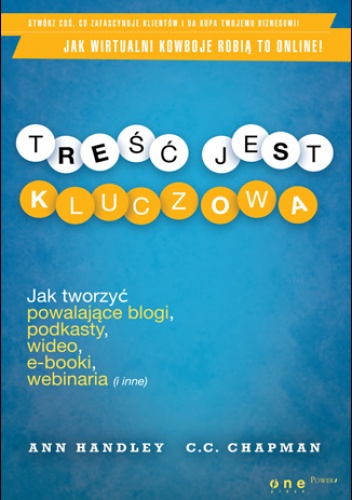 Okładka: Ann Handley - Treść jest kluczowa. Jak tworzyć powalające blogi, podkasty, wideo, e-booki, webinaria (i inne)